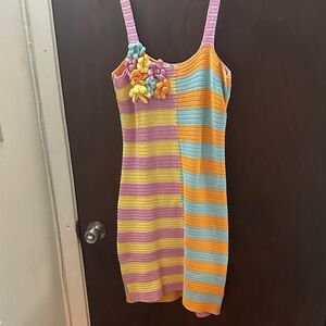 Fashion Nova Multicolor Striped Mini Dress